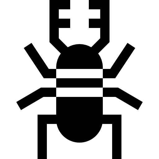 scarafaggio Basic Straight Filled icona
