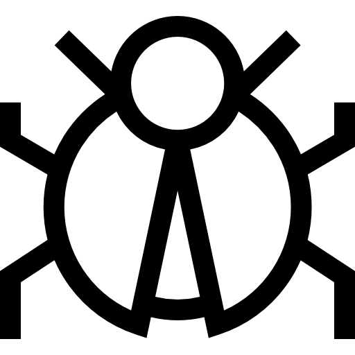 무당 벌레 Basic Straight Lineal icon