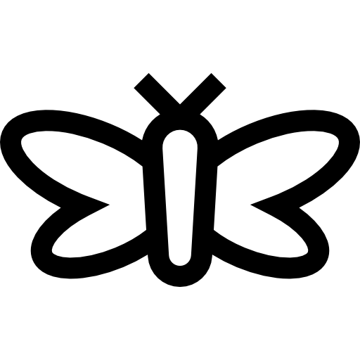 polilla Basic Straight Lineal icono