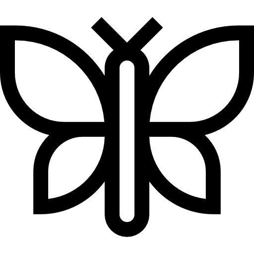나비 Basic Straight Lineal icon