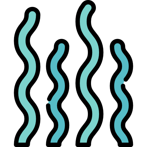 alga marina Special Lineal color icona