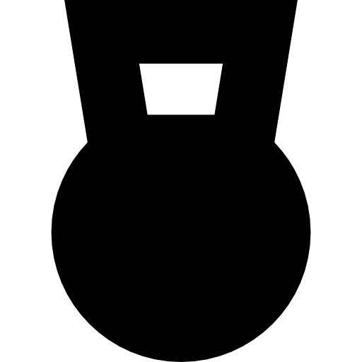Dumbbell Basic Straight Filled icon