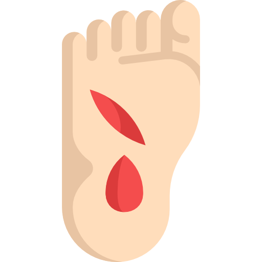 Foot Special Flat icon