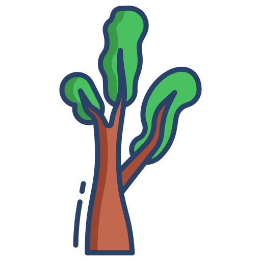 Árbol Generic color outline icono