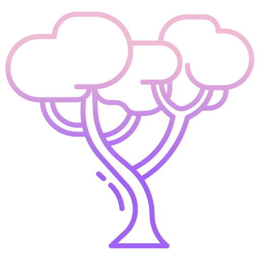 arbre Generic gradient outline Icône