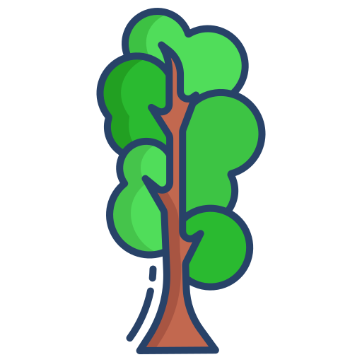 Tree Generic color outline icon