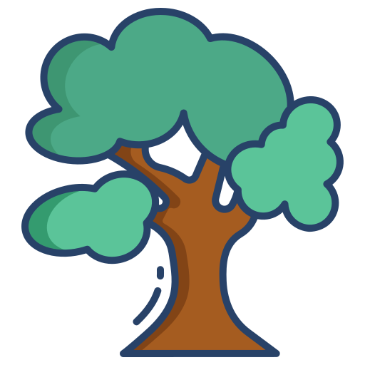 Дерево Generic color outline иконка