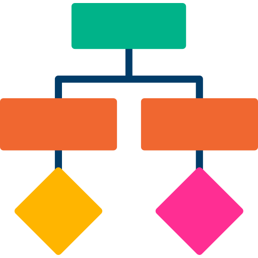 Блок-схема Generic Flat иконка