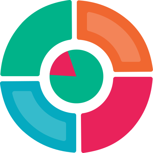 okrągły wykres Generic Flat ikona