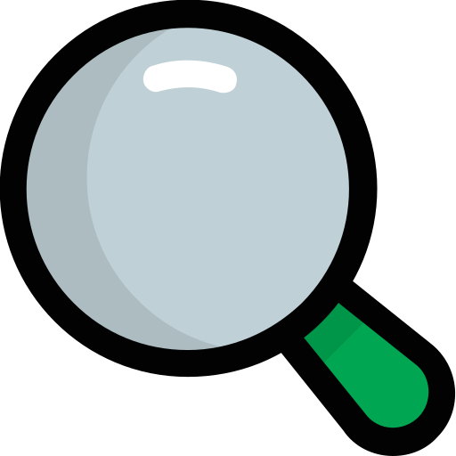 Magnifying glass Generic Outline Color icon