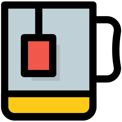 お茶 Generic Outline Color icon