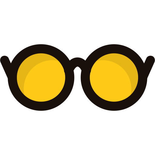 okulary Generic Outline Color ikona