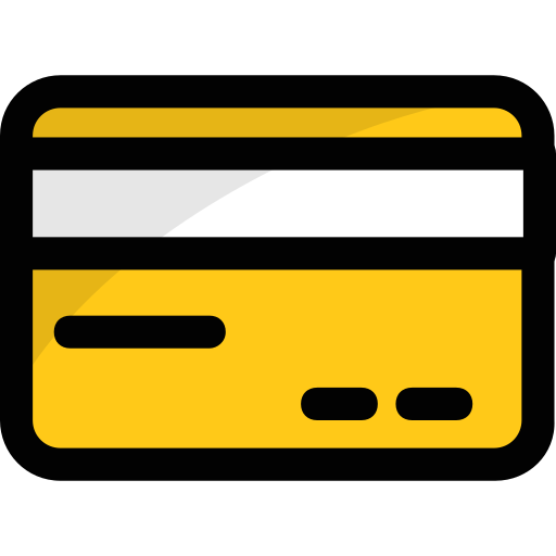 tarjeta de crédito Generic Outline Color icono