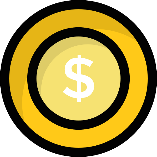 dólar Generic Outline Color icono