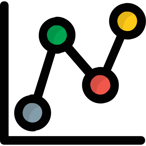 análisis de los datos Generic Outline Color icono