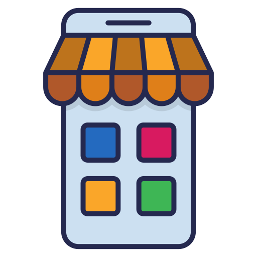 negozio di cellulari Generic Outline Color icona