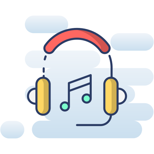 Headphones Generic Rounded Shapes icon
