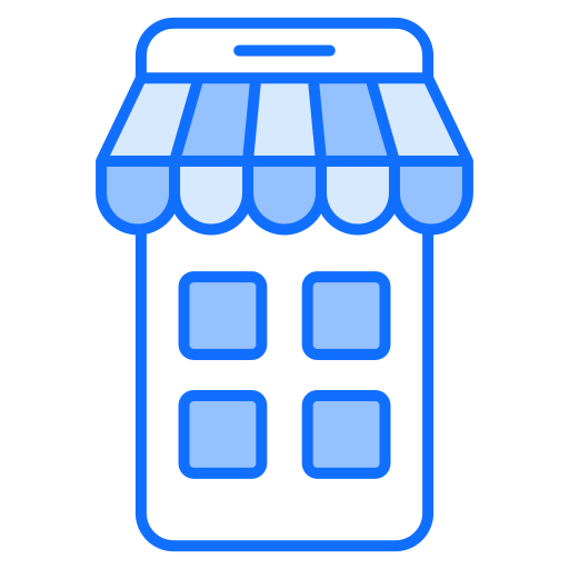 Mobile shop Generic Blue icon