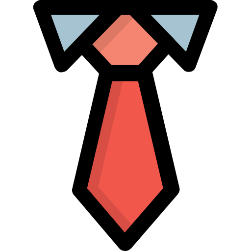 cravate Generic Outline Color Icône