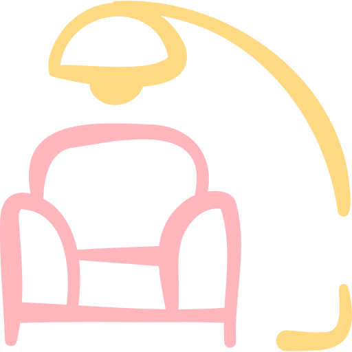 sillón Basic Hand Drawn Color icono