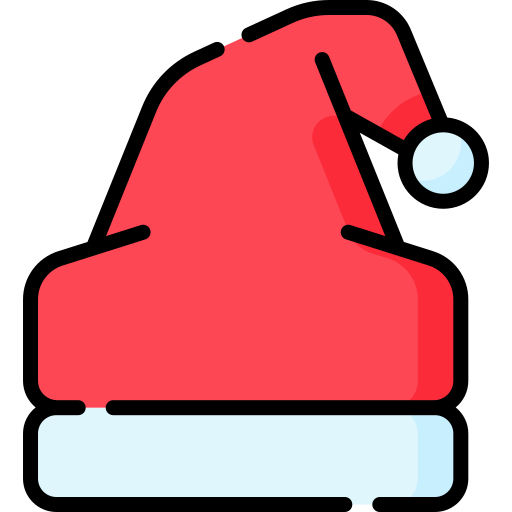 sombrero de santa Special Lineal color icono