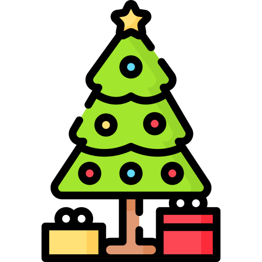 árvore de natal Special Lineal color Ícone
