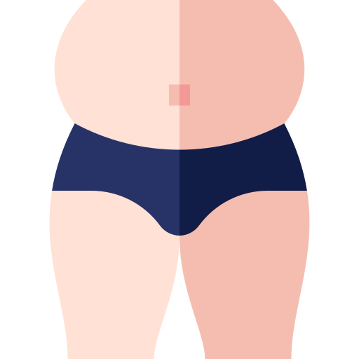 obesità Basic Straight Flat icona