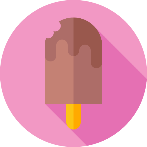 eiscreme Flat Circular Flat icon