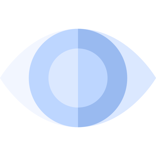 glaucoma Basic Straight Flat Ícone