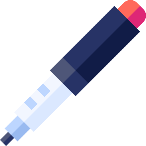 insulina Basic Straight Flat ikona