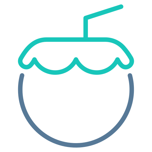 Coconut water Generic Outline Color icon