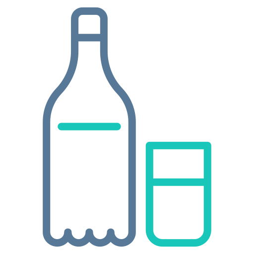 Mineral water Generic Outline Color icon