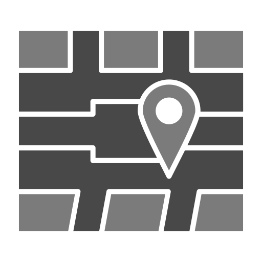 Map location Generic Grey icon
