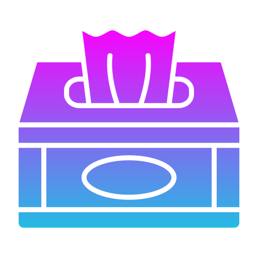 caja de pañuelos Generic Flat Gradient icono