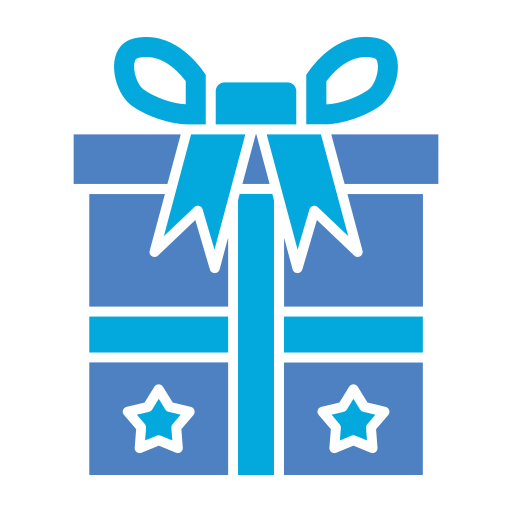 regalo Generic Blue icono