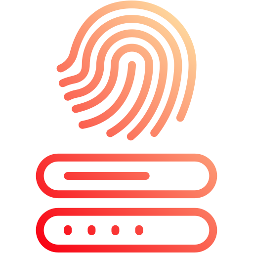 Touch id Generic Gradient icon