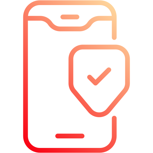 Mobile security Generic Gradient icon