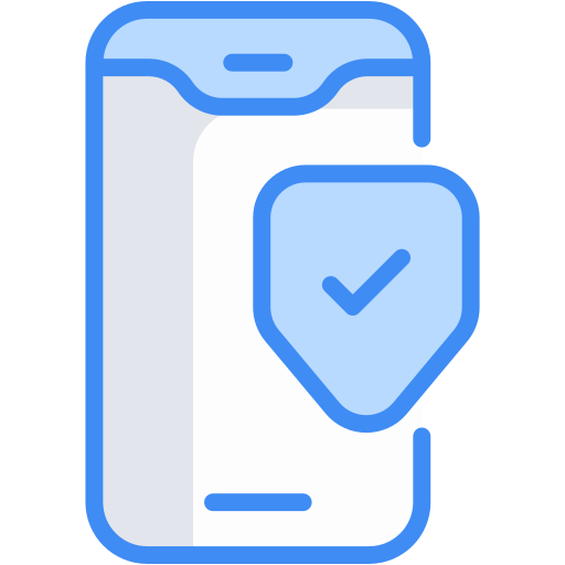 seguridad móvil Generic Blue icono