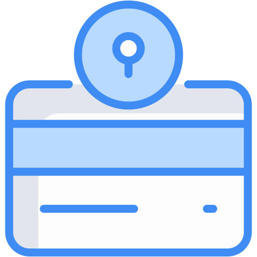 sicurezza dei pagamenti Generic Blue icona
