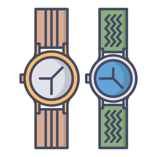 montre-bracelet Generic Outline Color Icône