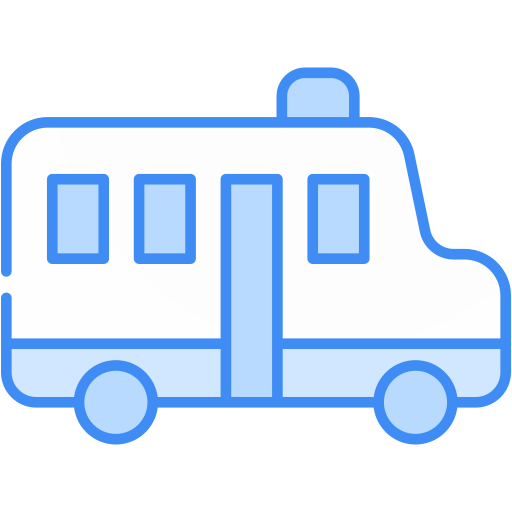 Школьный автобус Generic Blue иконка