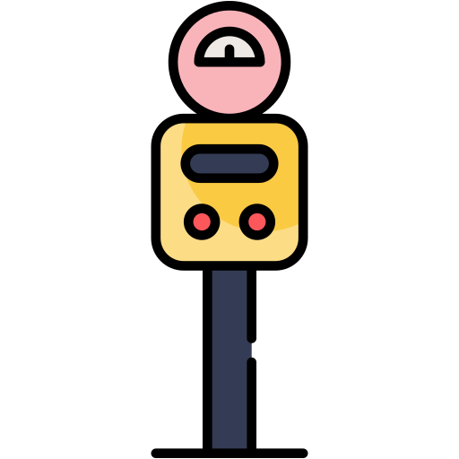 parkeermeter Generic Outline Color icoon