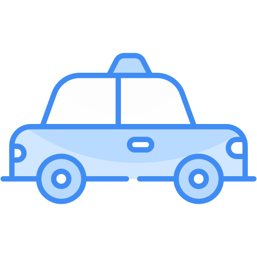 タクシー Generic Blue icon