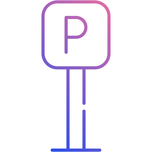 parkeerplaats Generic Gradient icoon