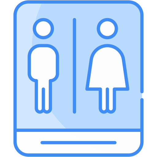Restroom Generic Blue icon