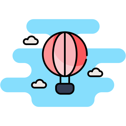 heteluchtballon Generic Rounded Shapes icoon