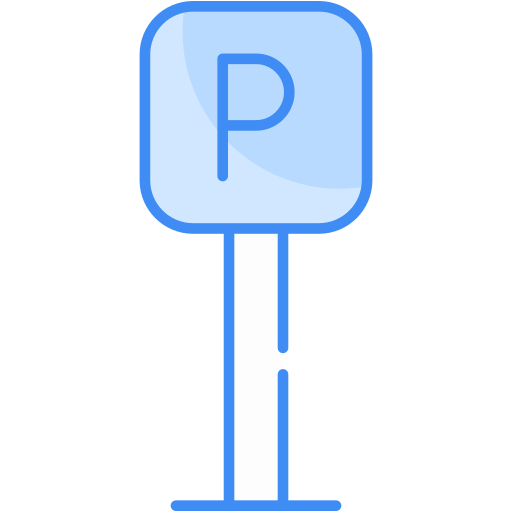 parkowanie samochodu Generic Blue ikona