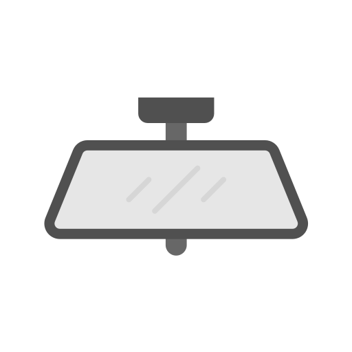 Rearview mirror Generic Flat icon