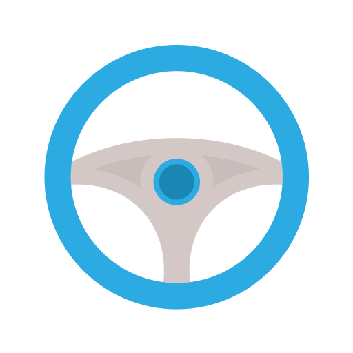 Steering Wheel Generic Flat icon