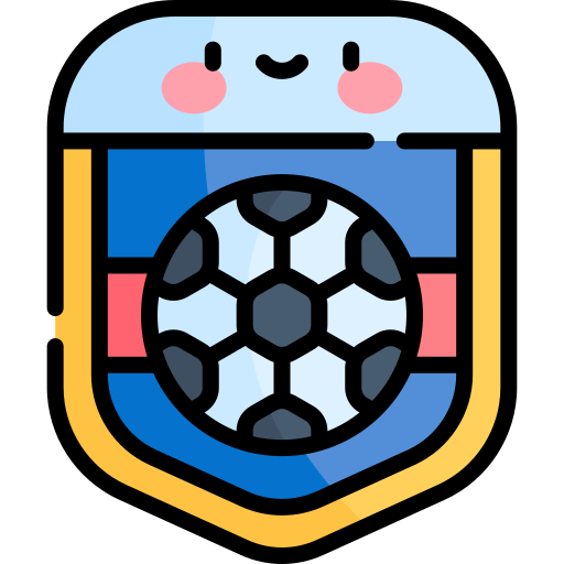 badge Kawaii Lineal color Icône